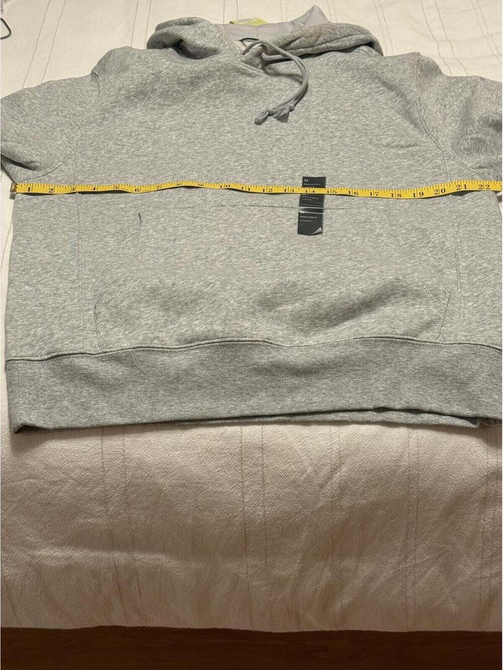 All in Motion Fleece Pullover Hoodie | NWT | Size Medium | Heathered Gray - Picture 5 of 7